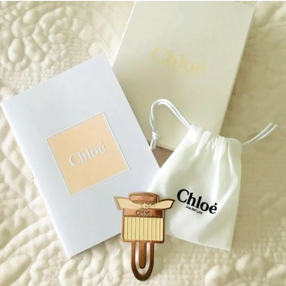 Chloé Mini note book with paper clip free with any purchase